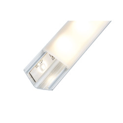 Profil with diffusor 2m anodised aluminium, satin DELTA