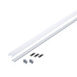 Profil with diffusor 2m anodised aluminium, satin TUBE