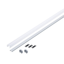 Profil with diffusor 2m anodised aluminium, satin TUBE