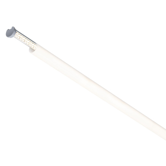 Profil with diffusor 2m anodised aluminium, satin TUBE