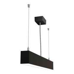 Pendant light LOOK 0.6m 23W IP20 3000K 1820lm black
