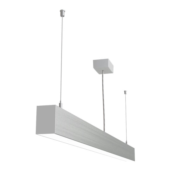 Pendant light LOOK 1200 mm 46W  IP20 4000K 3387lm silver