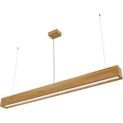 Pendant light LOOK WOODLINE 0,6m 17W IP20 3000K 2364lm Ash