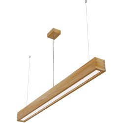 Pendant light LOOK WOODLINE 0,6m 17W IP20 3000K 2364lm Oak