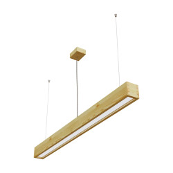 Pendant light LOOK WOODLINE 0,6m 17W IP20 3000K 2364lm Pine