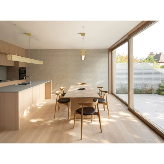 Pendant light LOOK WOODLINE 0,6m 17W IP20 4000K 2364lm Pine