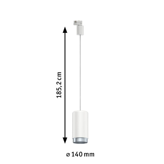 ProRail3 pendant white E27 max. 50W CORUS