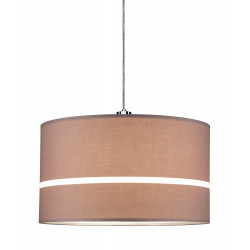 Decorative dark brown fabric shade TESSA
