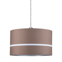 Decorative dark brown fabric shade TESSA