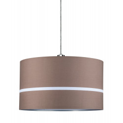 Decorative dark brown fabric shade TESSA