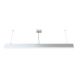 Pendant light LOOK 1200 mm 46W  IP20 3000K 3387lm silver