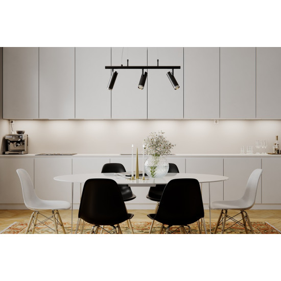 Pendant light black PULS BAR