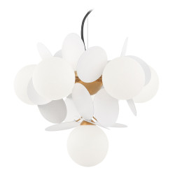 Pendant light white ZENA