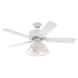 Ceiling fan with remote control white BARNETT
