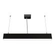 Pendant light LOOK 0.6m 23W IP20 4000K 1820lm black