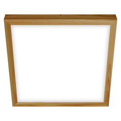 Ceiling light QUADRA WOODLINE 600x600 40W IP20 4000K 3320lm Ash