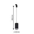 ProRail3 pendant black E27 max. 50W CORUS