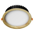 Recessed LED light RONDO WOODLINE 148 6W IP20 4000K 631lm Pine
