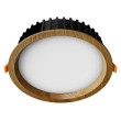 Recessed LED light RONDO WOODLINE 206 12W IP20 3000K 1211lm Oak