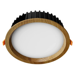 Recessed LED light RONDO WOODLINE 206 12W IP20 3000K 1211lm Oak