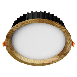 Recessed LED light RONDO WOODLINE 206 12W IP20 4000K 1360lm saar