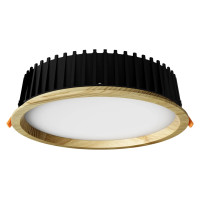 Recessed LED light RONDO WOODLINE 264 18W IP20 4000K 2121lm Pine