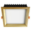 Süvistatav LED valgusti SQUARE WOODLINE 170x170 12W IP20 4000K 1281lm Mänd