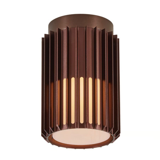 Ceiling light brown metallic ALUDRA