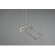 Pendant luminaire nickel SMD LED SALINAS