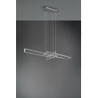 Pendant luminaire nickel SMD LED SALINAS