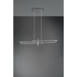 Pendant luminaire nickel SMD LED SALINAS