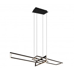 Gaismeklis melns SMD LED SALINAS