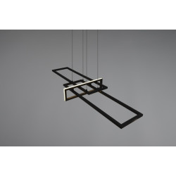 Gaismeklis melns SMD LED SALINAS