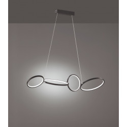 Pendant luminaire SMD LED 37W 1x 3300lm 3000K RONDO