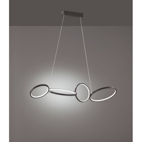 Pendant luminaire SMD LED 37W 1x 3300lm 3000K RONDO