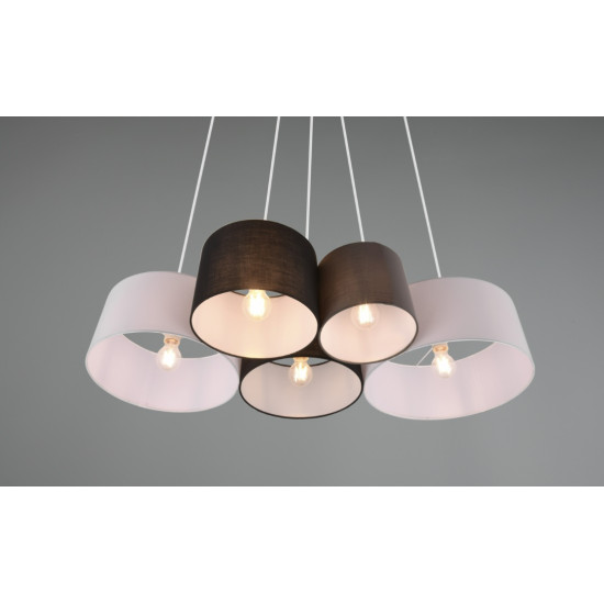Pendant luminaire 5x42W E27 HOTEL