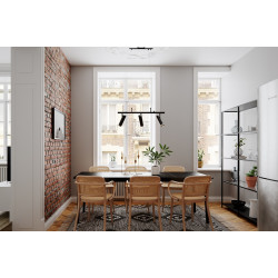 Pendant light black PULS BAR