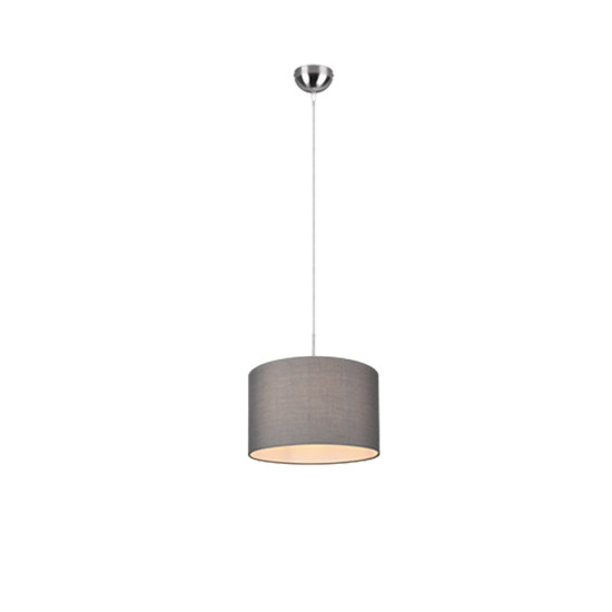 Pendant luminaire 60W E27 gray HOTEL