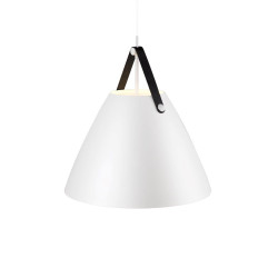Pendant luminaire white STRAP 48