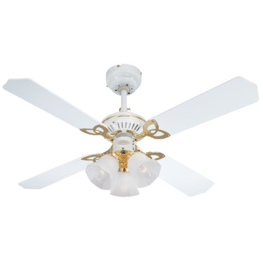 Ceiling fan PRINCESS TRIO WHITE