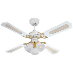 Ceiling fan PRINCESS TRIO WHITE