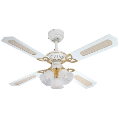 Ceiling fan PRINCESS TRIO WHITE