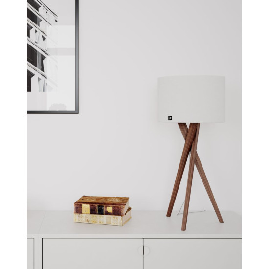 Table lamp walnut VEGA