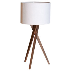 Table lamp walnut VEGA