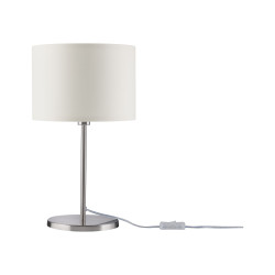Table luminaire cream/brushed iron max. 40 W E14 TESSA