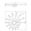 Gaismeklis 15x SMD LED 2,6W PEACOCK