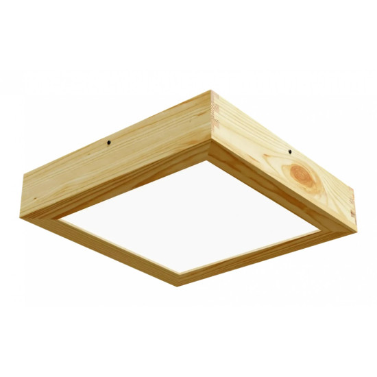 Ceiling light QUADRA WOODLINE 300x300 24W IP20 4000K 1430lm Pine