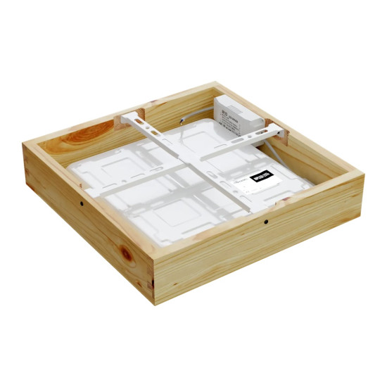 Ceiling light QUADRA WOODLINE 300x300 24W IP20 4000K 1430lm Pine