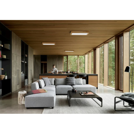 Ceiling light QUADRA WOODLINE 600x600 40W IP20 4000K 3320lm Ash
