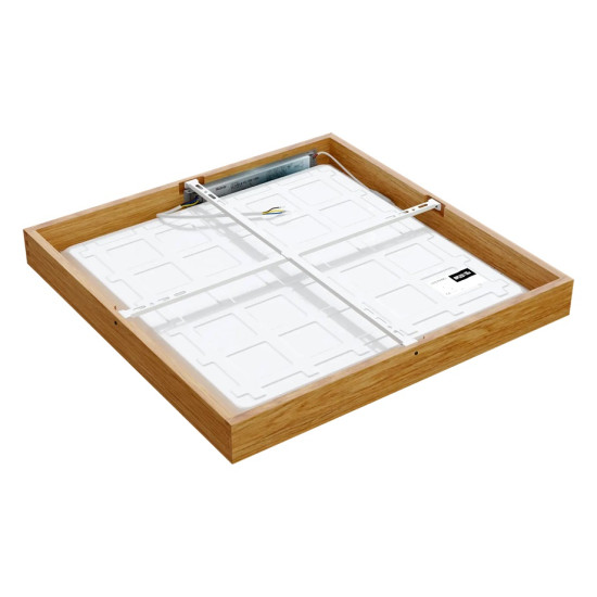 Ceiling light QUADRA WOODLINE 600x600 40W IP20 3000K 3320lm Oak